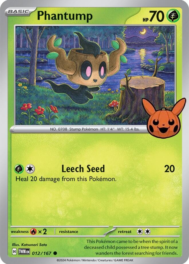 Phantump (012/167) [Trick or Trade 2024] Pokemon Single Pokémon  | Multizone: Comics And Games