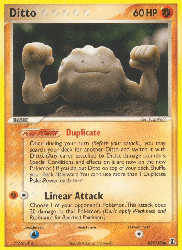 Ditto (62/113) [EX: Delta Species] Pokemon Single Pokémon  | Multizone: Comics And Games