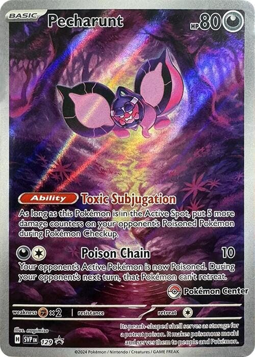 Pecharunt (129) (Pokemon Center Exclusive) [Scarlet & Violet: Black Star Promos] Pokemon Single Pokémon  | Multizone: Comics And Games
