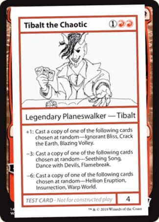 Tibalt the Chaotic (2021 Edition) [Mystery Booster Playtest Cards] MTG Single Magic: The Gathering  | Multizone: Comics And Games