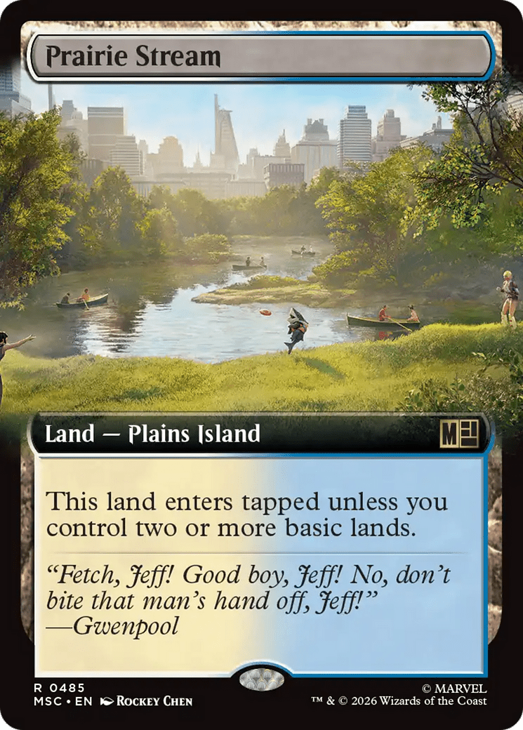 Prairie Stream (Extended Art) [Marvel Super Heroes Commander] MTG Single Magic: The Gathering  | Multizone: Comics And Games