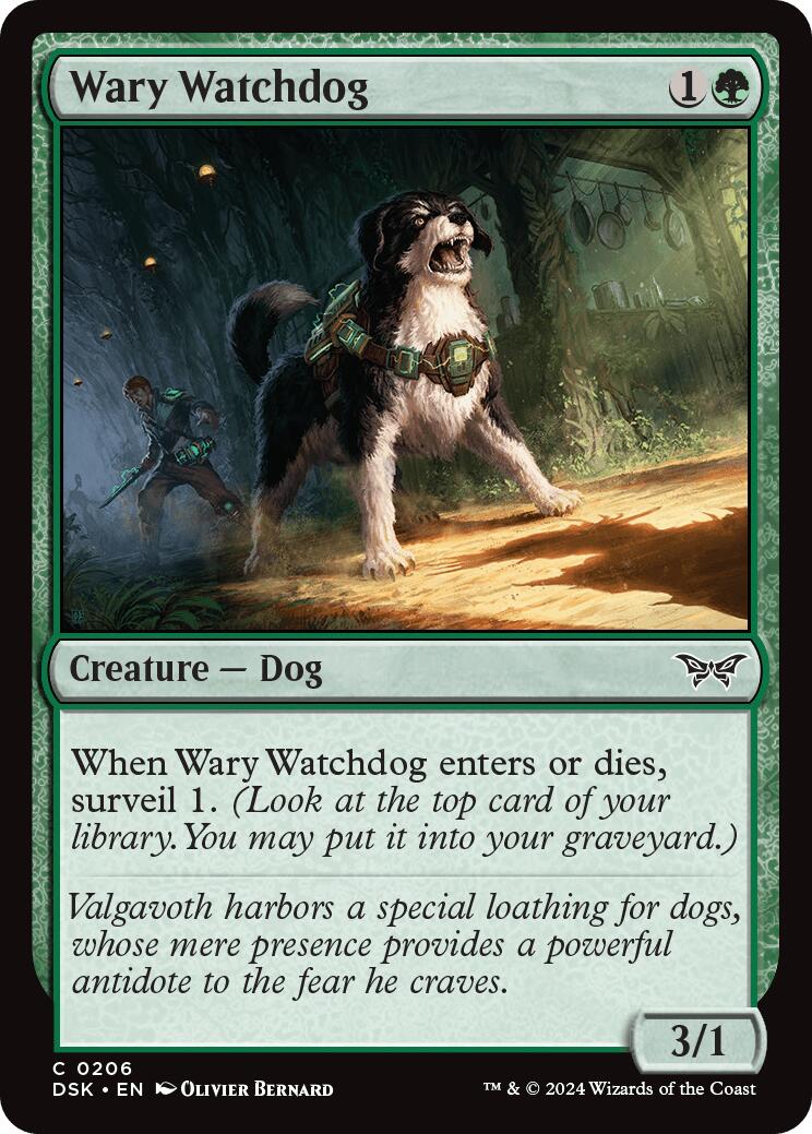 Wary Watchdog [Duskmourn: House of Horror] | Multizone: Comics And Games