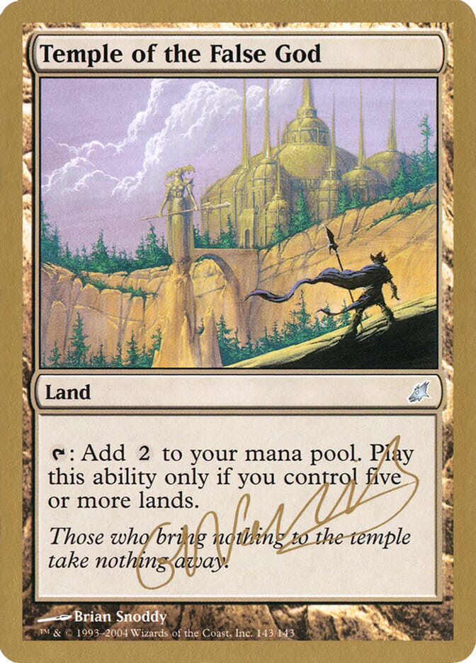 Temple of the False God (Gabriel Nassif) [World Championship Decks 2004] MTG Single Magic: The Gathering  | Multizone: Comics And Games