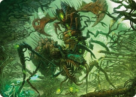 Skyscythe Engulfer Art Card [Phyrexia: All Will Be One Art Series] MTG Single Magic: The Gathering  | Multizone: Comics And Games
