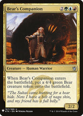 Bear's Companion [Mystery Booster] MTG Single Magic: The Gathering  | Multizone: Comics And Games