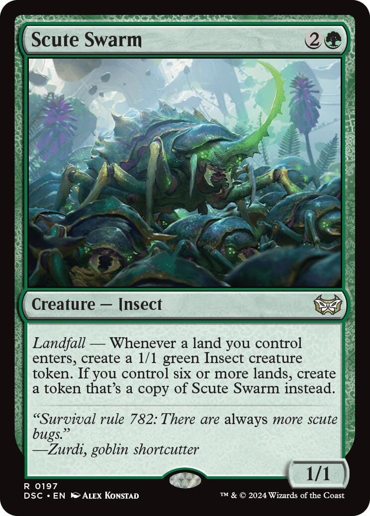 Scute Swarm [Duskmourn: House of Horror Commander] MTG Single Magic: The Gathering  | Multizone: Comics And Games