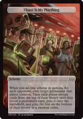 Chaos is My Plaything (Full Art) [Duskmourn: Archenemy] MTG Single Magic: The Gathering  | Multizone: Comics And Games