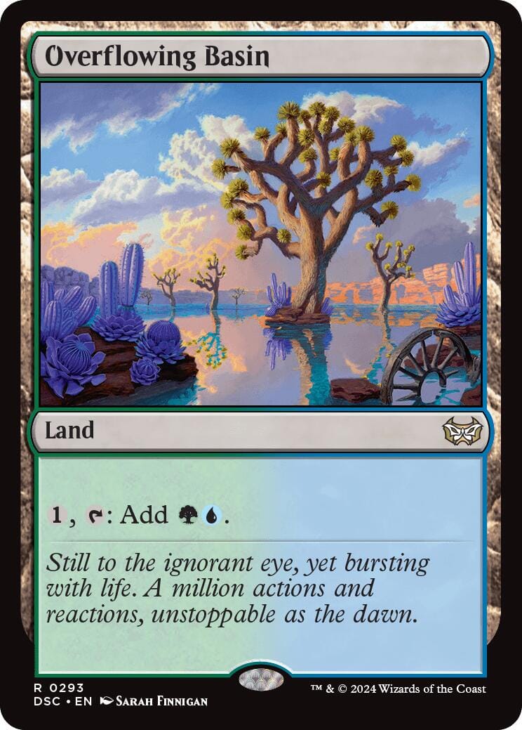 Overflowing Basin [Duskmourn: House of Horror Commander] MTG Single Magic: The Gathering  | Multizone: Comics And Games
