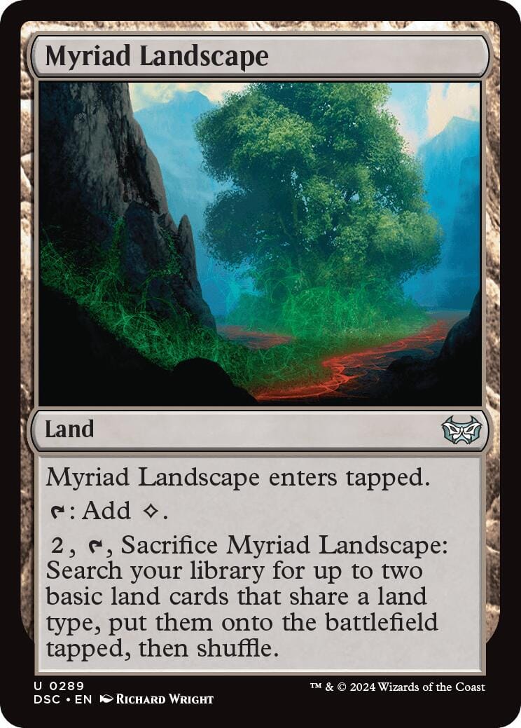 Myriad Landscape [Duskmourn: House of Horror Commander] MTG Single Magic: The Gathering  | Multizone: Comics And Games
