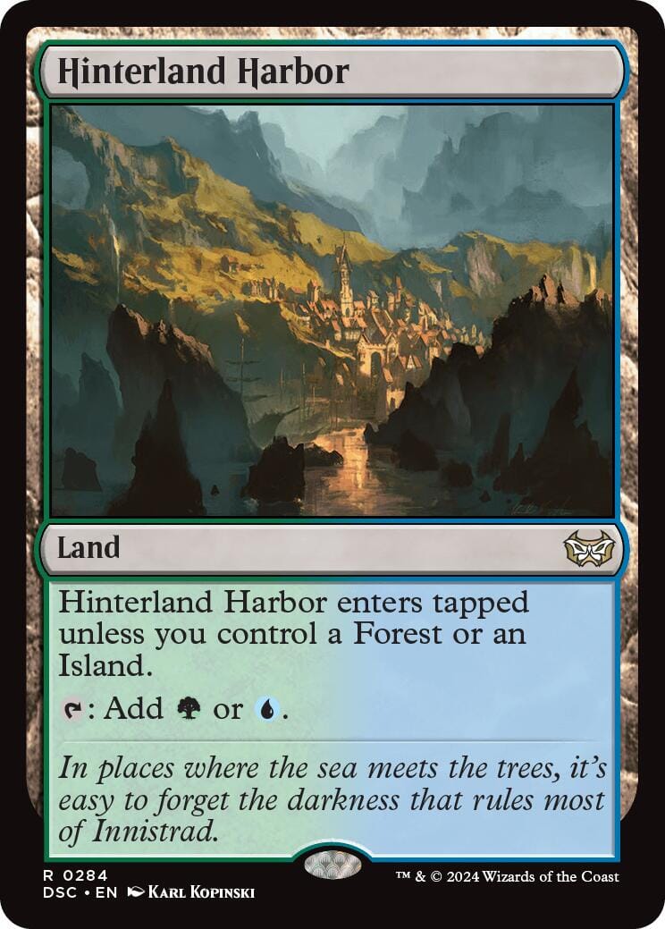 Hinterland Harbor [Duskmourn: House of Horror Commander] MTG Single Magic: The Gathering  | Multizone: Comics And Games