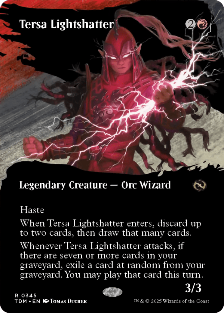 Tersa Lightshatter (Borderless) [Tarkir: Dragonstorm] MTG Single Magic: The Gathering  | Multizone: Comics And Games
