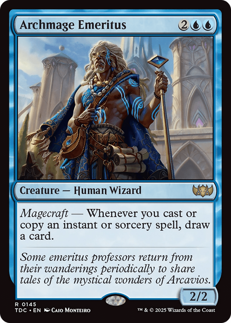 Archmage Emeritus [Tarkir: Dragonstorm Commander] MTG Single Magic: The Gathering  | Multizone: Comics And Games