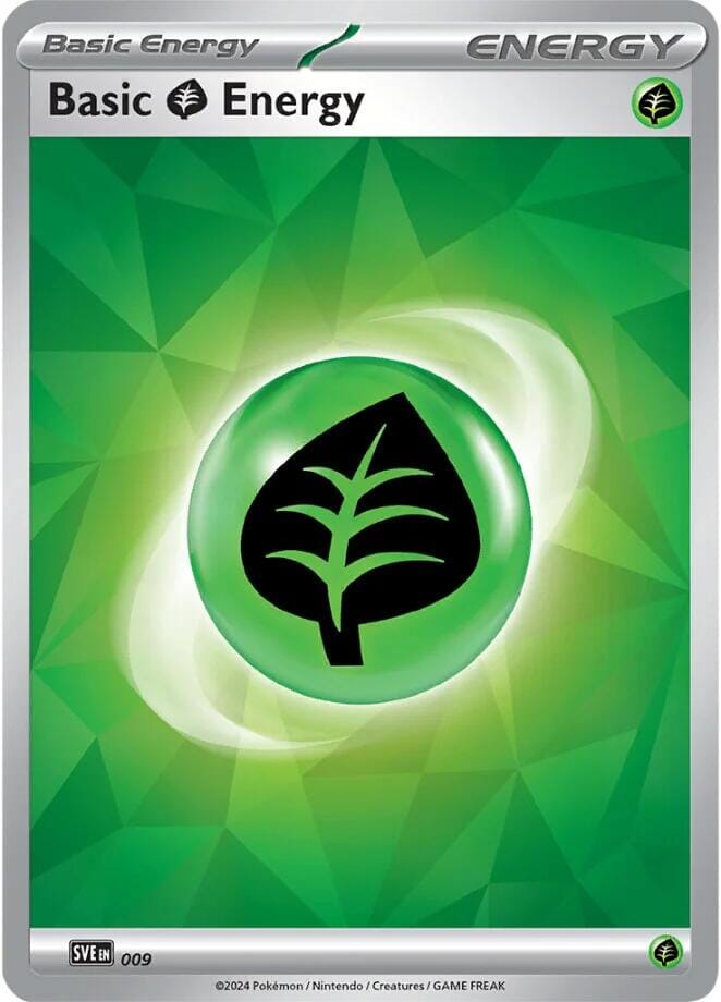 Basic Grass Energy (009) [Scarlet & Violet: Stellar Crown] Pokemon Single Pokémon  | Multizone: Comics And Games