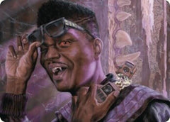 Dashing Bloodsucker Art Card [Duskmourn: House of Horror Art Series] MTG Single Magic: The Gathering  | Multizone: Comics And Games