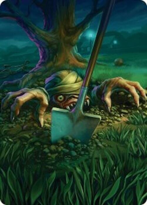 Exhume Art Card [Duskmourn: House of Horror Art Series] MTG Single Magic: The Gathering  | Multizone: Comics And Games