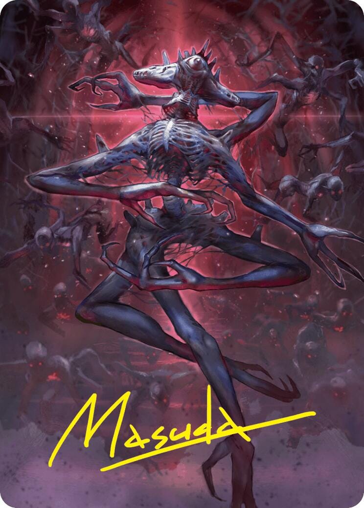 Overlord of the Balemurk Art Card (Gold-Stamped Signature) [Duskmourn: House of Horror Art Series] MTG Single Magic: The Gathering  | Multizone: Comics And Games