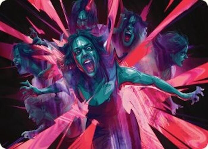 Waltz of Rage Art Card [Duskmourn: House of Horror Art Series] MTG Single Magic: The Gathering  | Multizone: Comics And Games