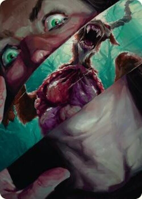 Hauntwoods Shrieker Art Card [Duskmourn: House of Horror Art Series] MTG Single Magic: The Gathering  | Multizone: Comics And Games