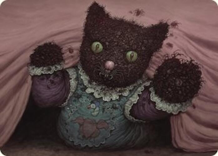 Twitching Doll Art Card [Duskmourn: House of Horror Art Series] MTG Single Magic: The Gathering  | Multizone: Comics And Games
