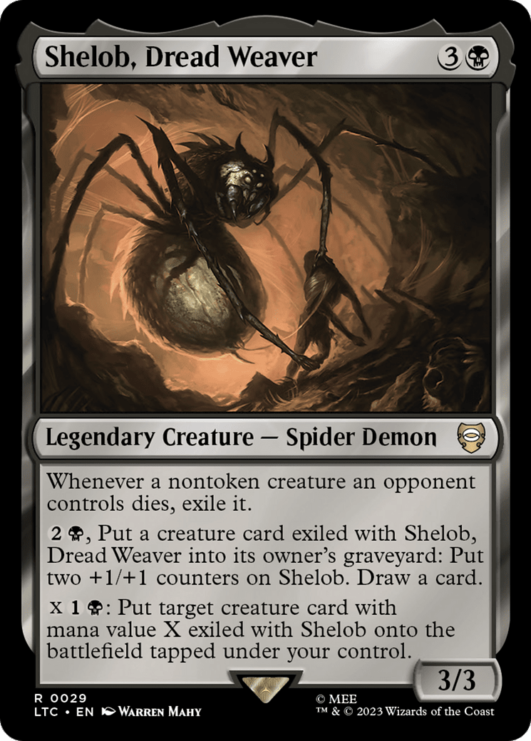 Shelob, Dread Weaver [The Lord of the Rings: Tales of Middle-Earth Commander] MTG Single Magic: The Gathering  | Multizone: Comics And Games