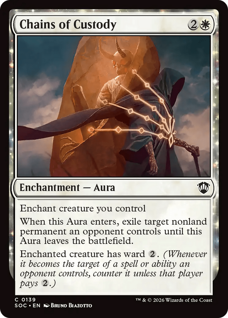 Chains of Custody [Secrets of Strixhaven Commander] MTG Single Magic: The Gathering  | Multizone: Comics And Games