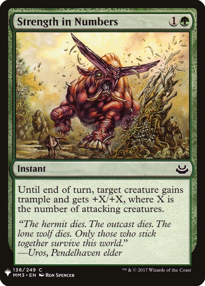 Strength in Numbers [Mystery Booster] MTG Single Magic: The Gathering  | Multizone: Comics And Games