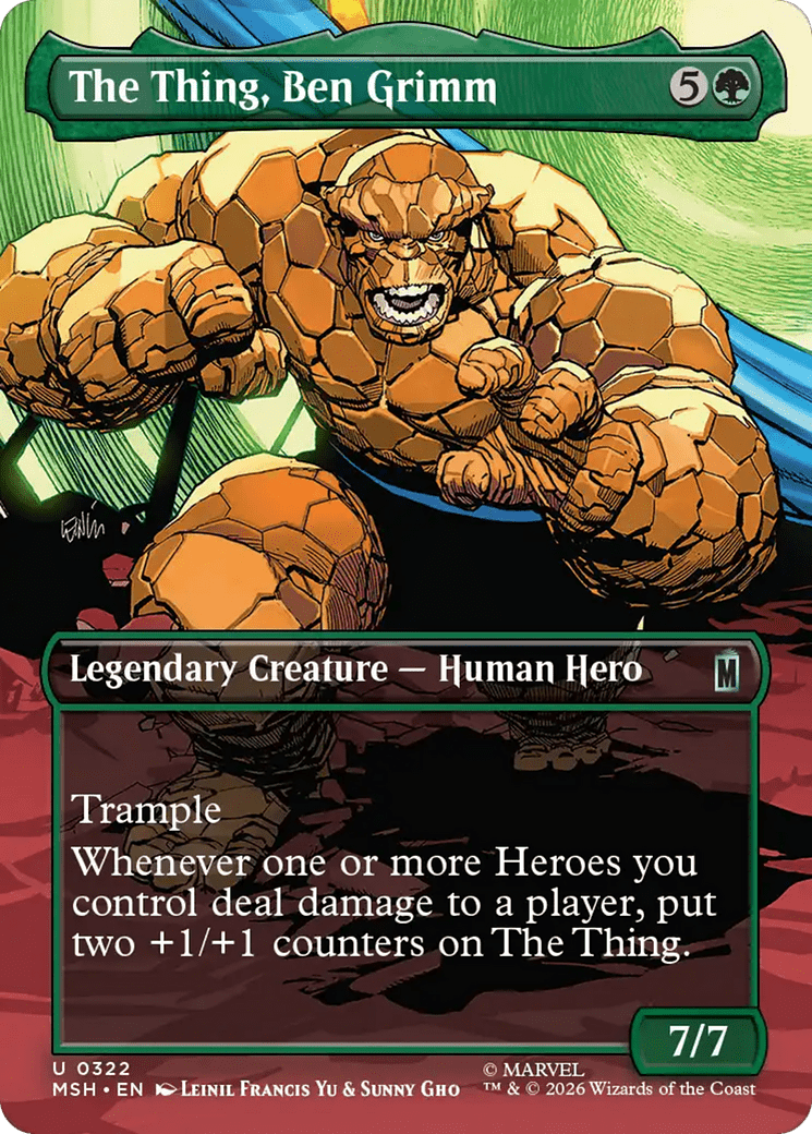 The Thing, Ben Grimm (Borderless) [Marvel Super Heroes] | Multizone: Comics And Games