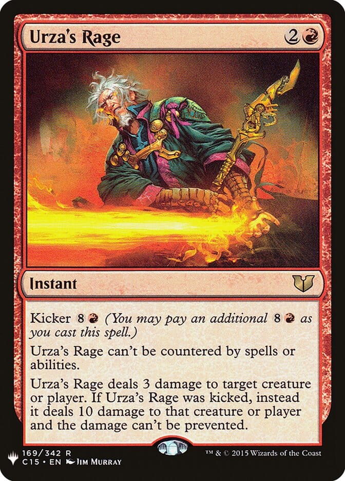 Urza's Rage [Mystery Booster] MTG Single Magic: The Gathering  | Multizone: Comics And Games