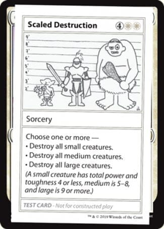 Scaled Destruction (2021 Edition) [Mystery Booster Playtest Cards] MTG Single Magic: The Gathering  | Multizone: Comics And Games