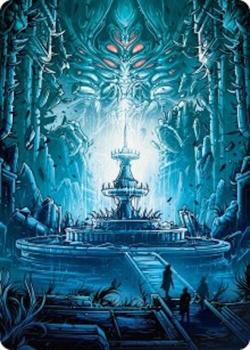 Island Art Card [Duskmourn: House of Horror Art Series] MTG Single Magic: The Gathering  | Multizone: Comics And Games