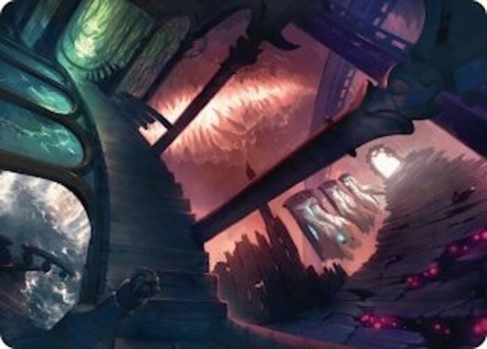 Terramorphic Expanse Art Card [Duskmourn: House of Horror Art Series] MTG Single Magic: The Gathering  | Multizone: Comics And Games