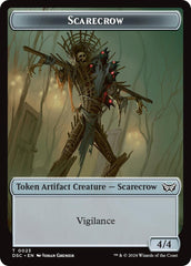 Inkling // Scarecrow Double-Sided Token [Duskmourn: House of Horror Commander Tokens] MTG Single Magic: The Gathering  | Multizone: Comics And Games