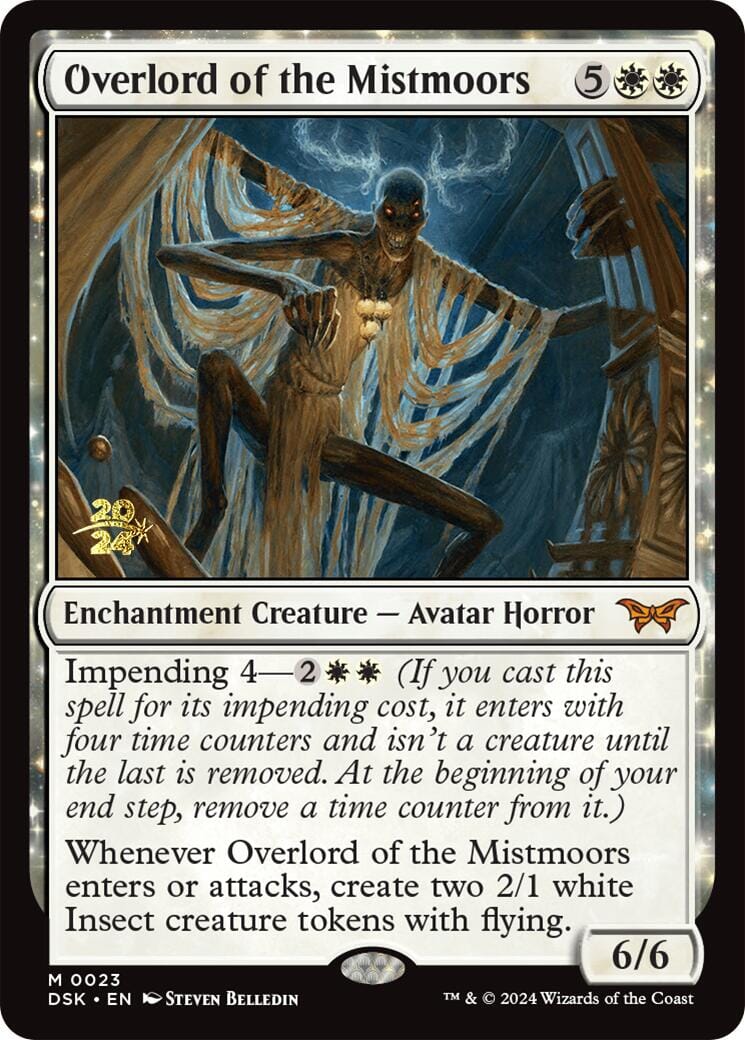 Overlord of the Mistmoors [Duskmourn: House of Horror Prerelease Promos] MTG Single Magic: The Gathering  | Multizone: Comics And Games