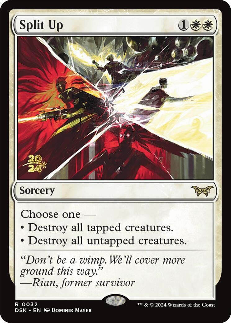 Split Up [Duskmourn: House of Horror Prerelease Promos] MTG Single Magic: The Gathering  | Multizone: Comics And Games
