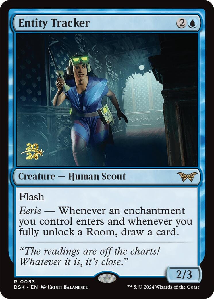 Entity Tracker (0053) [Duskmourn: House of Horror Prerelease Promos] MTG Single Magic: The Gathering  | Multizone: Comics And Games