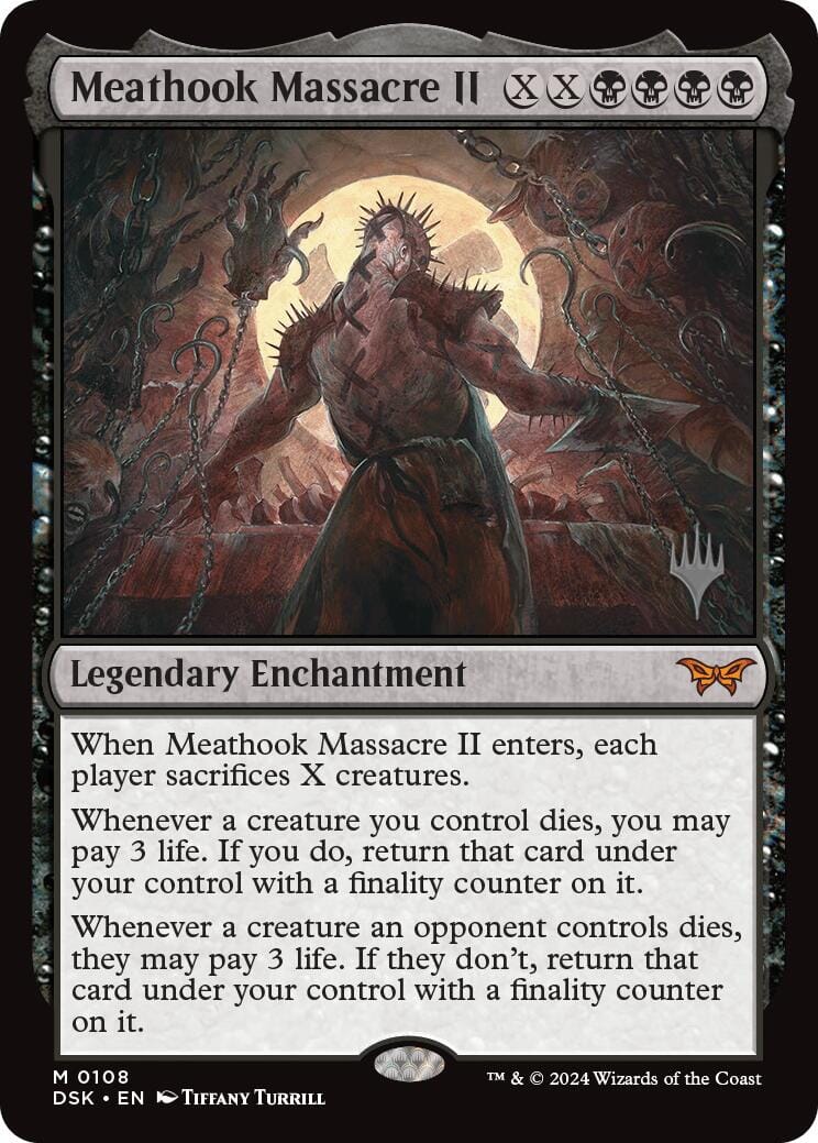 Meathook Massacre II (0108) (Promo Pack) [Duskmourn: House of Horror Promos] MTG Single Magic: The Gathering  | Multizone: Comics And Games