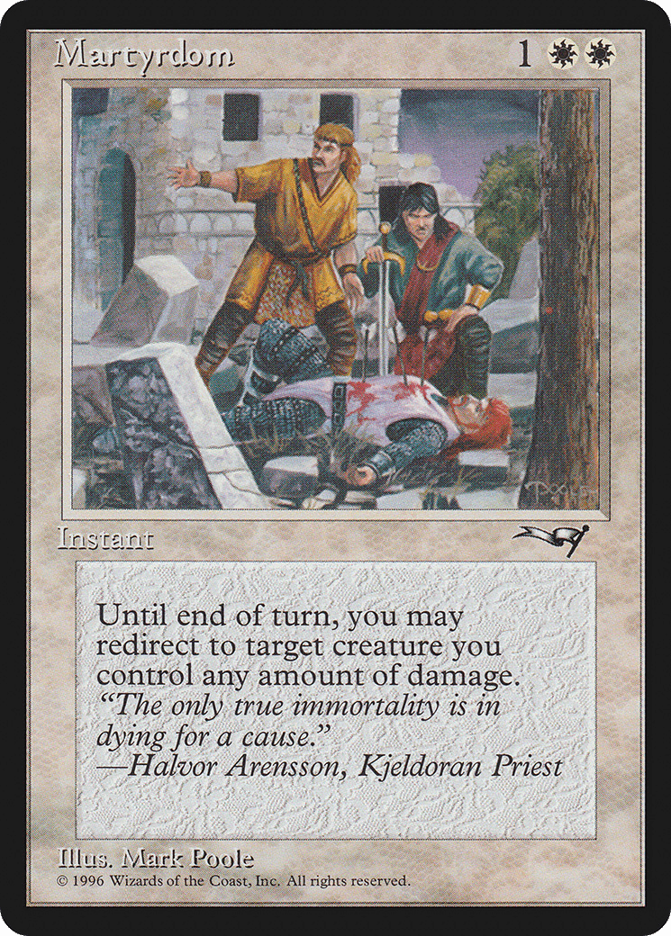 Martyrdom (Dead Man) [Alliances] MTG Single Magic: The Gathering  | Multizone: Comics And Games