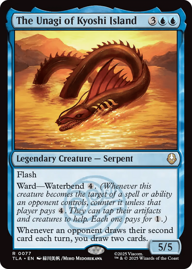 The Unagi of Kyoshi Island [Avatar: The Last Airbender] MTG Single Magic: The Gathering  | Multizone: Comics And Games