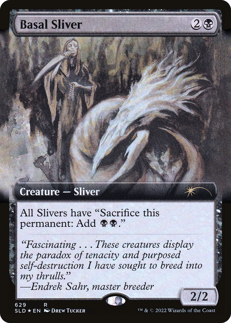 Basal Sliver (Extended Art) [Secret Lair Drop Promos] MTG Single Magic: The Gathering  | Multizone: Comics And Games