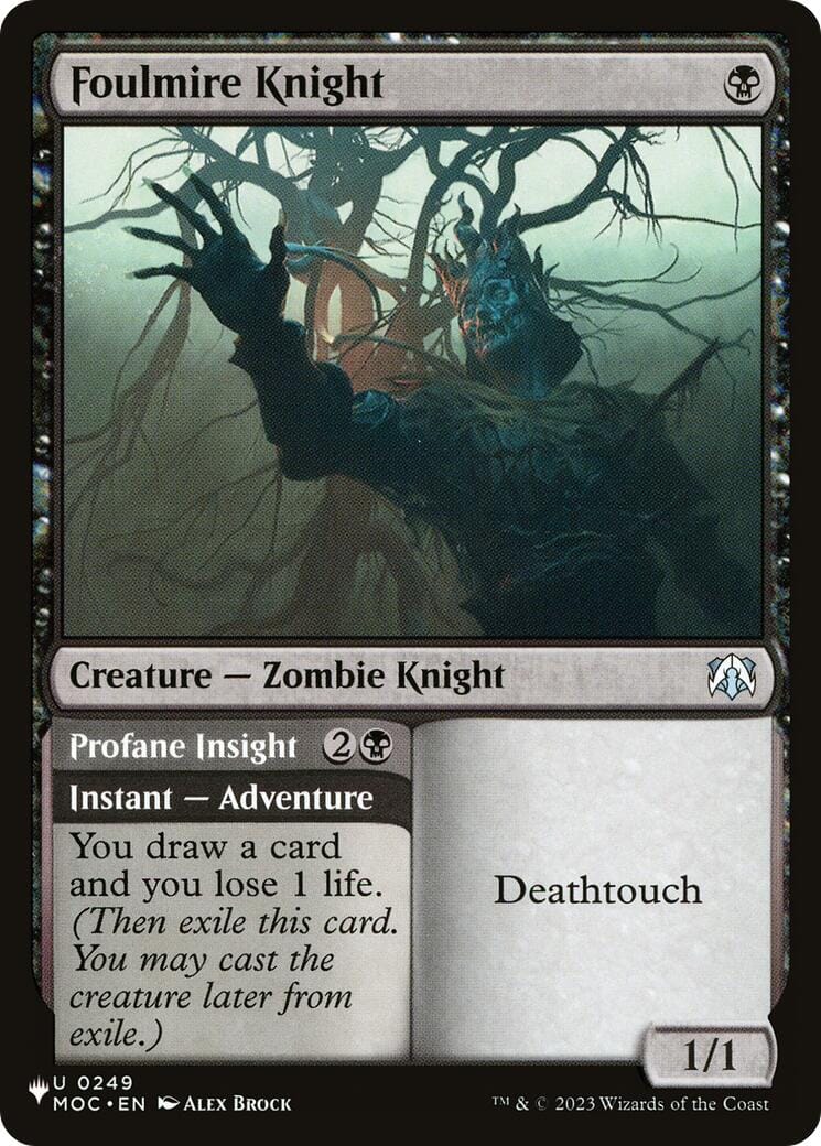 Foulmire Knight (MOC) [The List] MTG Single Magic: The Gathering  | Multizone: Comics And Games