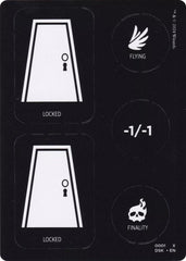 Punch Card Token (1 // 2) [Duskmourn: House of Horror Tokens] MTG Single Magic: The Gathering  | Multizone: Comics And Games
