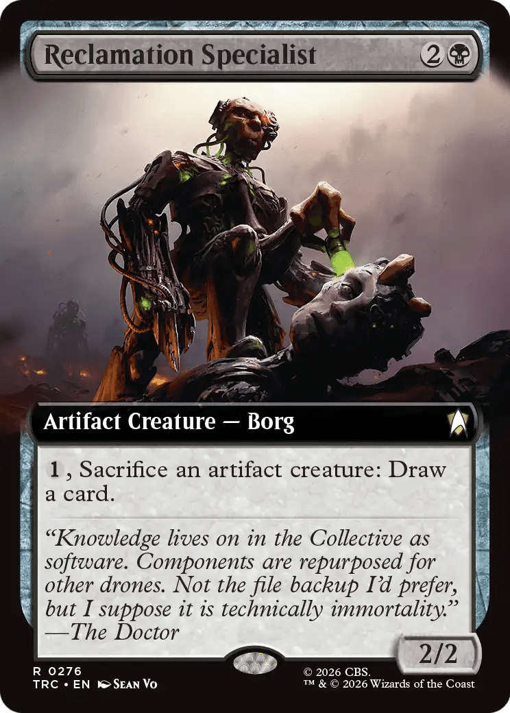 Reclamation Specialist (Extended Art) [Star Trek Commander] MTG Single Magic: The Gathering  | Multizone: Comics And Games