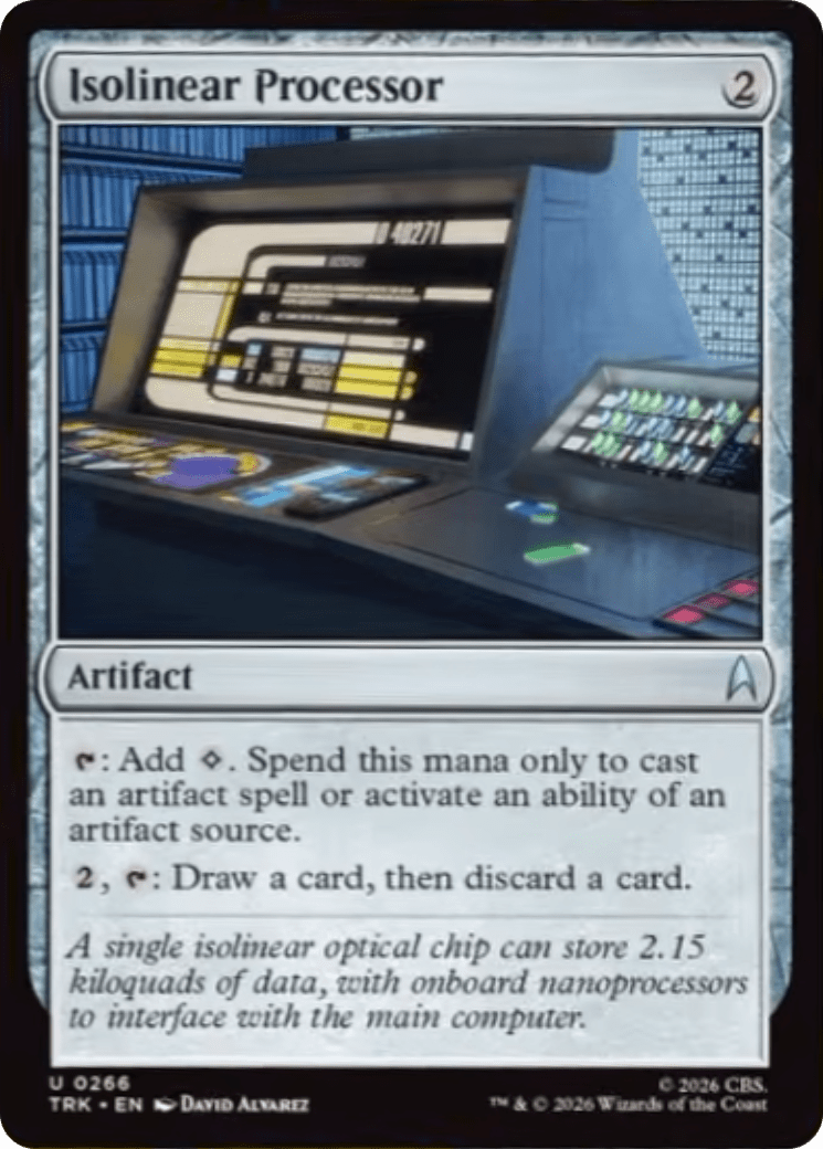 Isolinear Processor [Star Trek] MTG Single Magic: The Gathering  | Multizone: Comics And Games