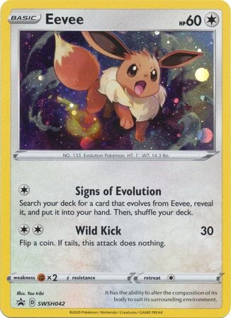 Eevee (SWSH042) [Sword & Shield: Black Star Promos] Pokemon Single Pokémon  | Multizone: Comics And Games