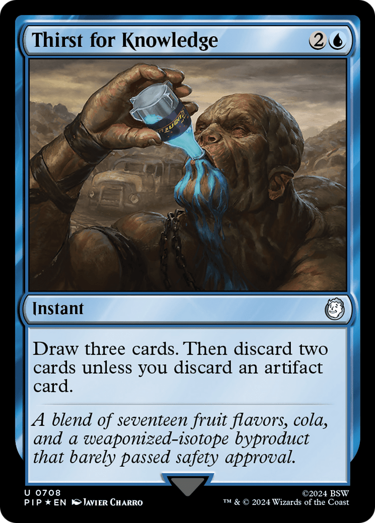 Thirst for Knowledge (Surge Foil) [Fallout] MTG Single Magic: The Gathering  | Multizone: Comics And Games