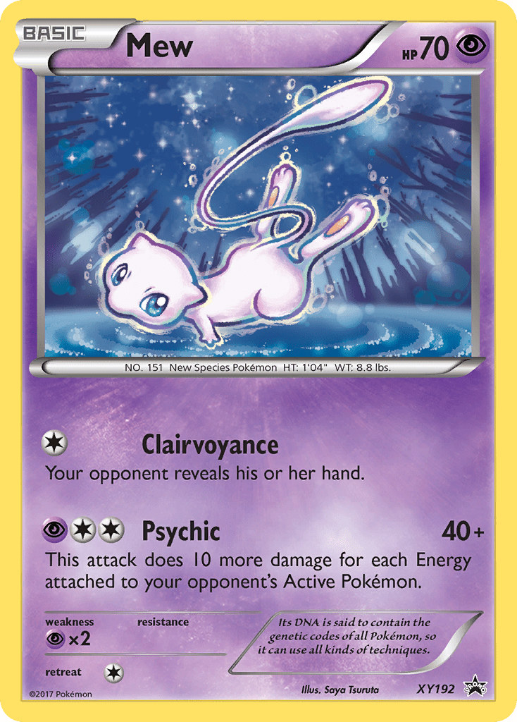 Mew (XY192) [XY: Black Star Promos] Pokemon Single Pokémon  | Multizone: Comics And Games