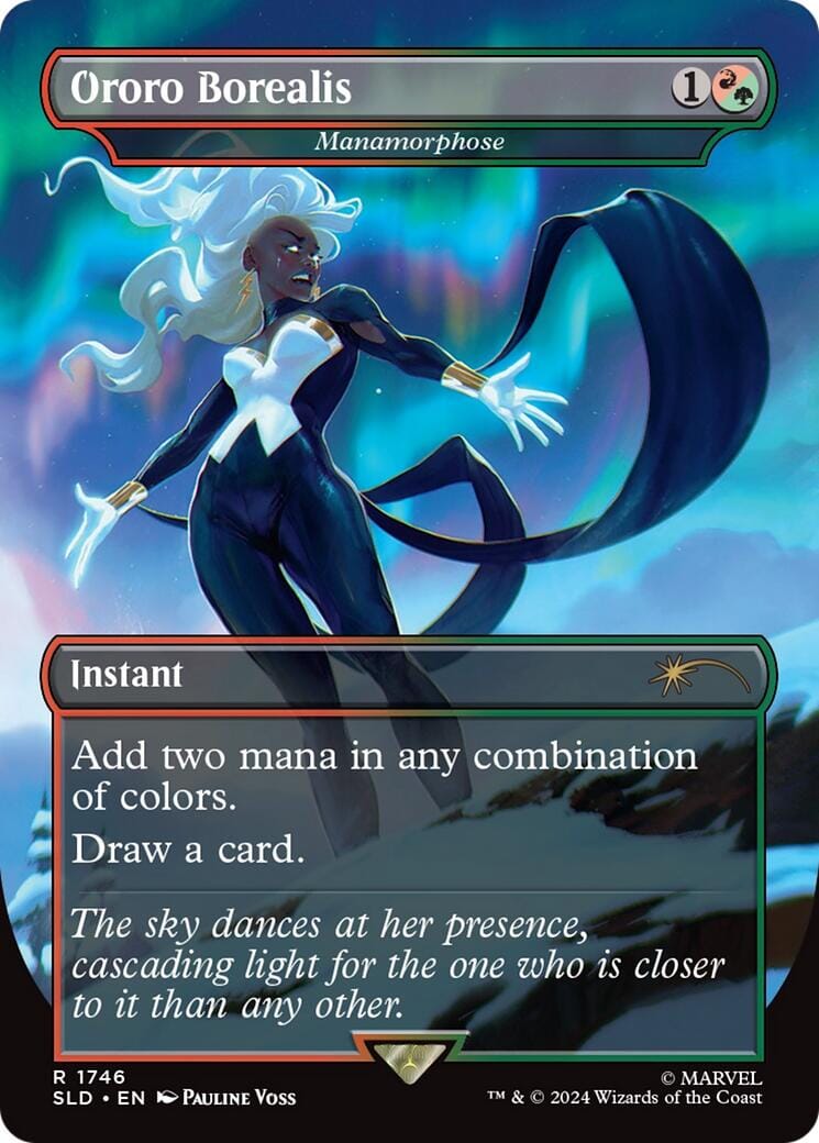Ororo Borealis - Manamorphose (Rainbow Foil) [Secret Lair Drop Series] MTG Single Magic: The Gathering  | Multizone: Comics And Games