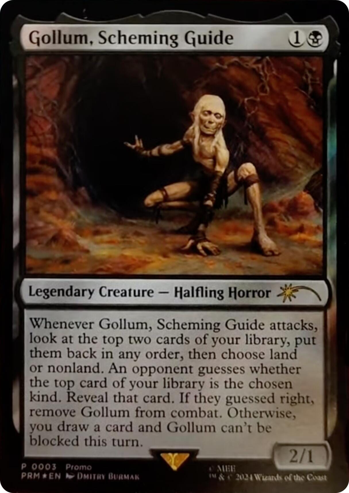 Gollum, Scheming Guide [Resale Promos] MTG Single Magic: The Gathering  | Multizone: Comics And Games