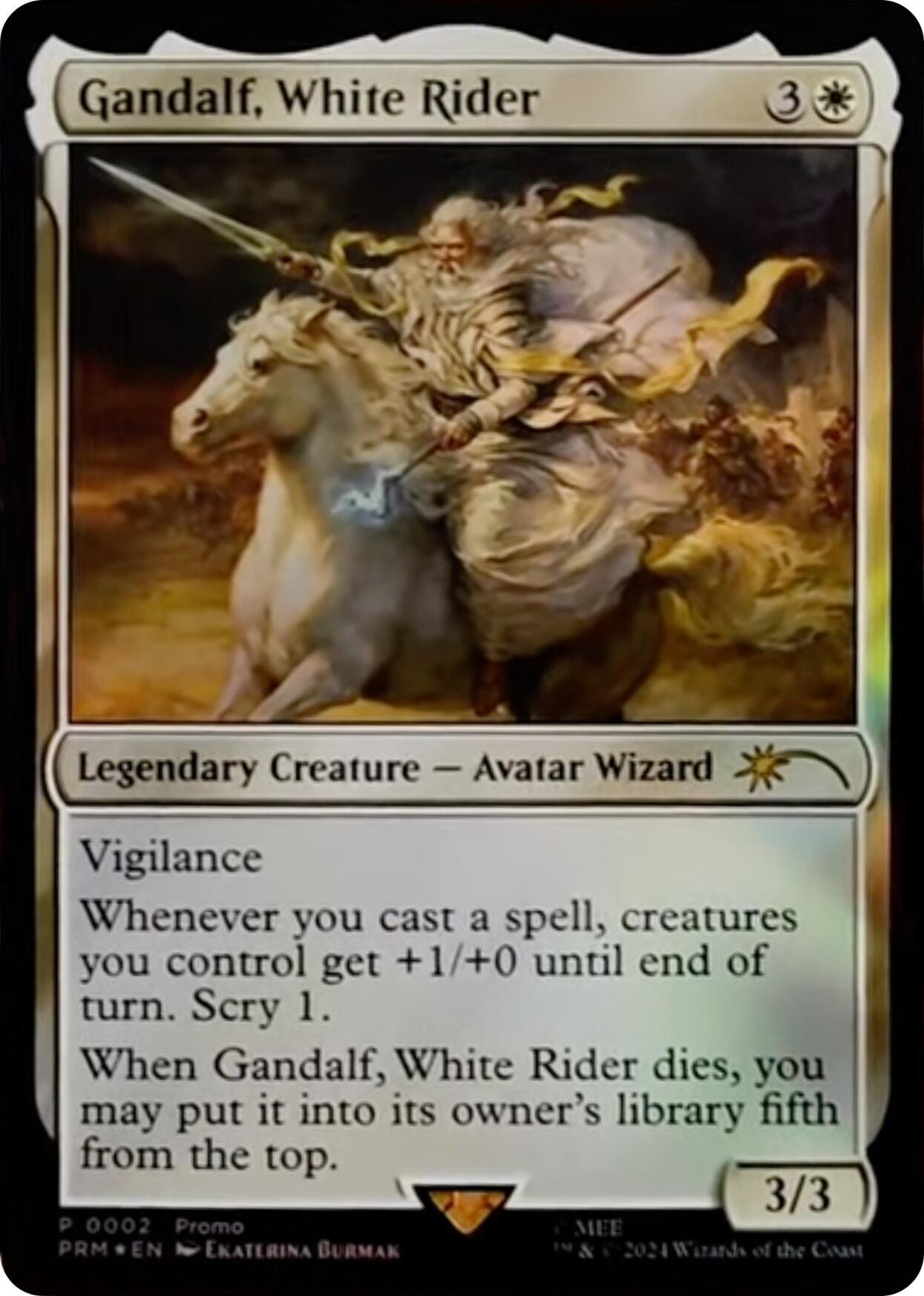 Gandalf, White Rider [Resale Promos] MTG Single Magic: The Gathering  | Multizone: Comics And Games