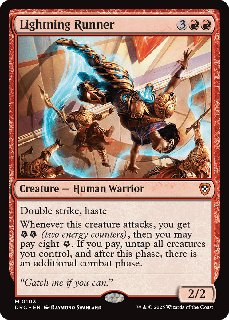 Lightning Runner [Aetherdrift Commander] MTG Single Magic: The Gathering  | Multizone: Comics And Games
